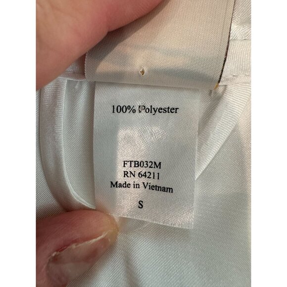 In Bloom by Jonquil "Bride" Satin Finish Robe with belt, size small - Picture 4 of 11